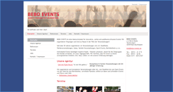 Desktop Screenshot of bebo-events.de