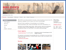 Tablet Screenshot of bebo-events.de